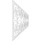 Ekena Millwork Set of Four Panels for 94 1/2"W x 28 1/4"H Norwood Fretwork Wainscot Wall Paneling WPKP14X01X47NWD - alternate 4